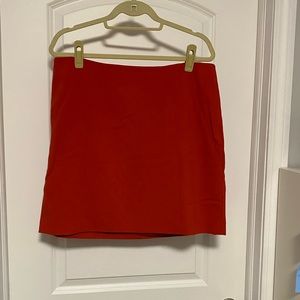 Loft short skirt. Orange. Size 12.
